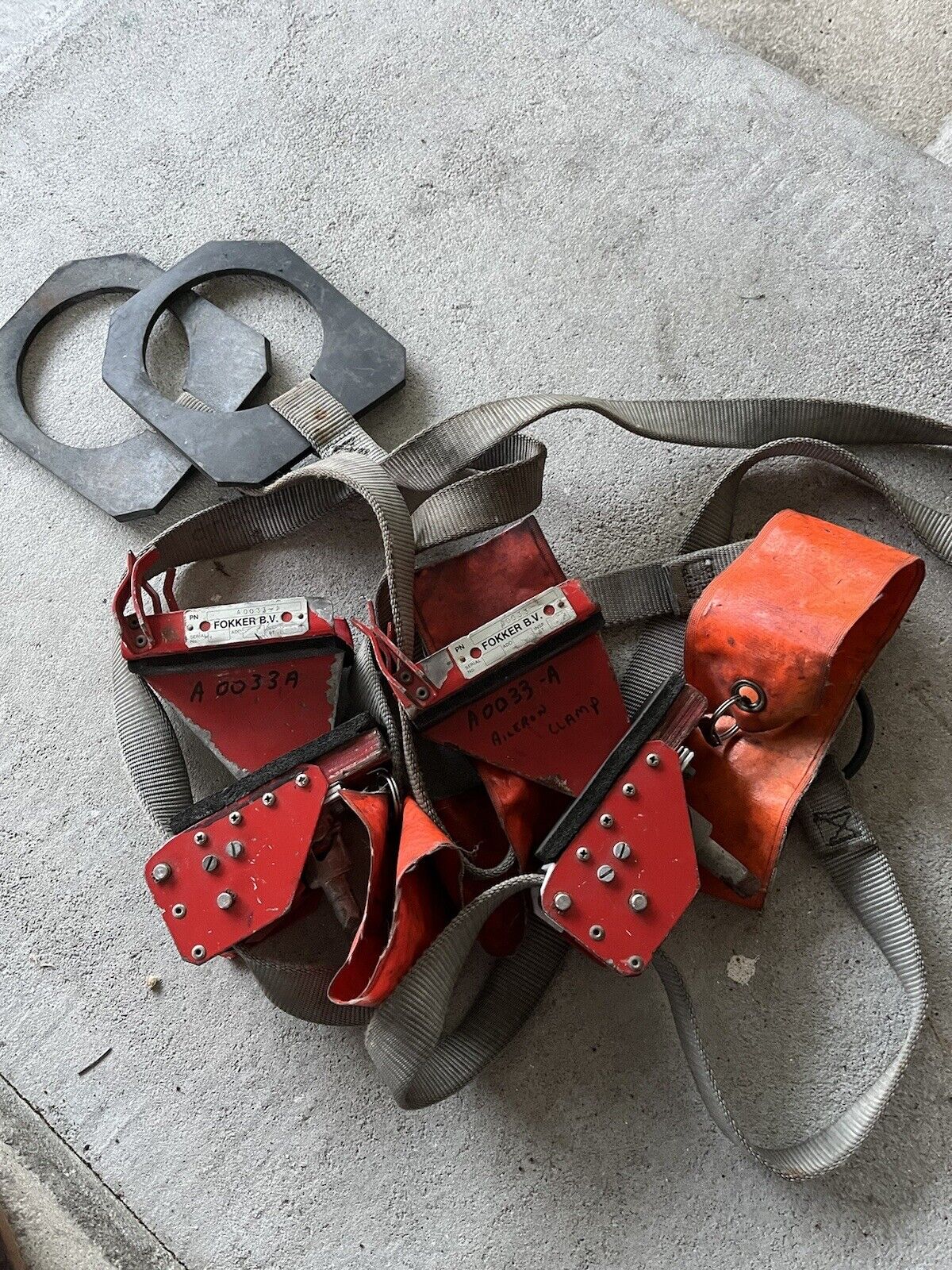 Fokker  F27 Aileron Clamps. Part Number A0033-A