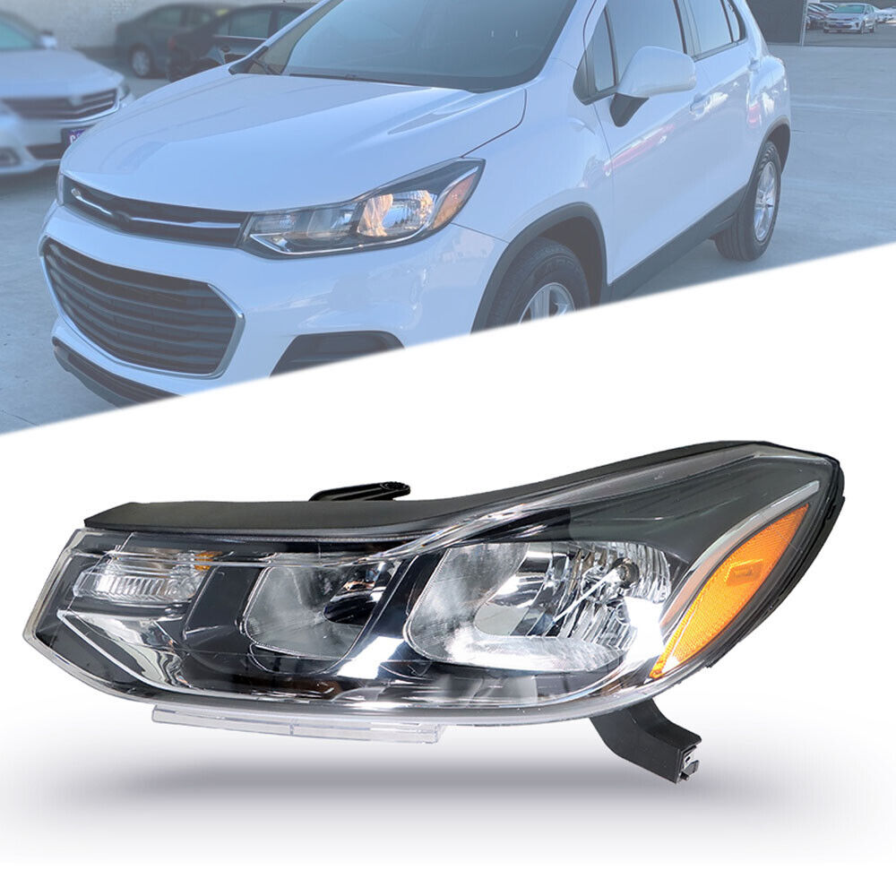 Headlight Assembly For 2017-2019 Chevrolet Trax LS LT Headlamp Halogen Left Side