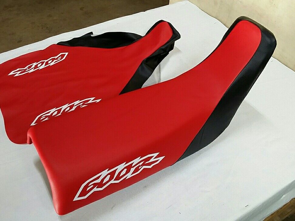 HONDA XR600R SEAT COVER 96/97 MODEL BLACK & RED FITS SEAT 93 TO 2012 (H*-260)