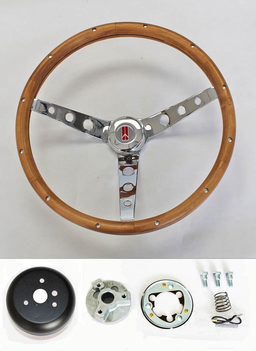 1969-1993 Oldsmobile Cutlass 442 Grant Walnut Wood Steering Wheel 15\