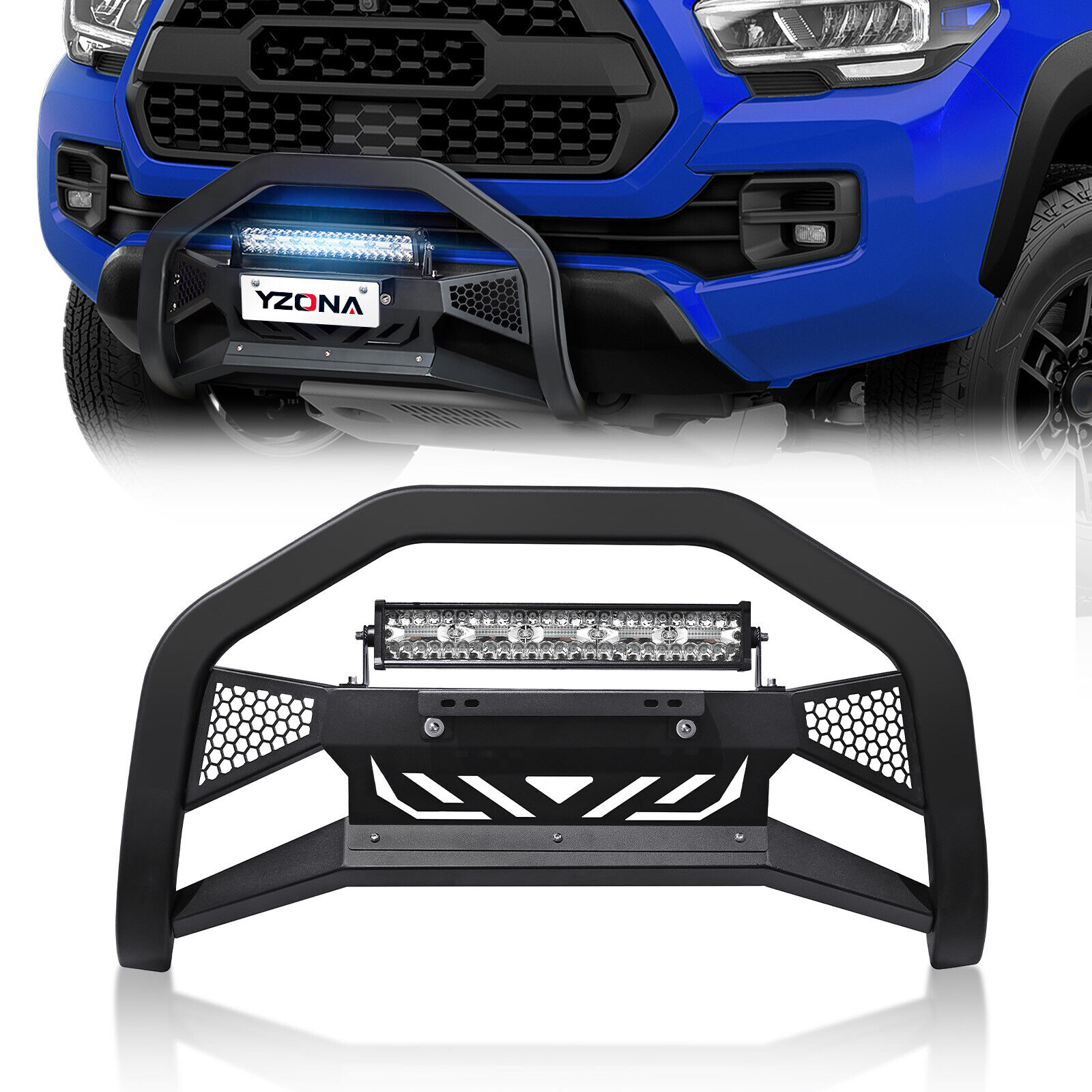 for 2005-2015 Toyota Tacoma Bull Bar Front Grill Guard Grille Truck Brush Guard