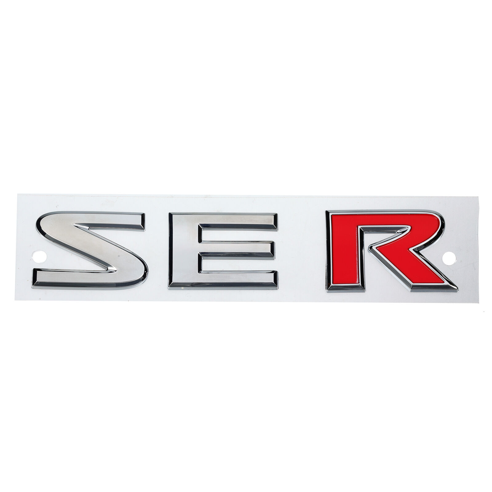 Nissan Sentra Altima Rear Trunk 'SE-R' Chrome Nameplate Emblem Badge OEM NEW