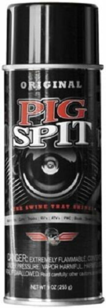 12 Cans PIG SPIT Original PSO Silicone Spray Detailer Motorcycle Dirtbike ATV