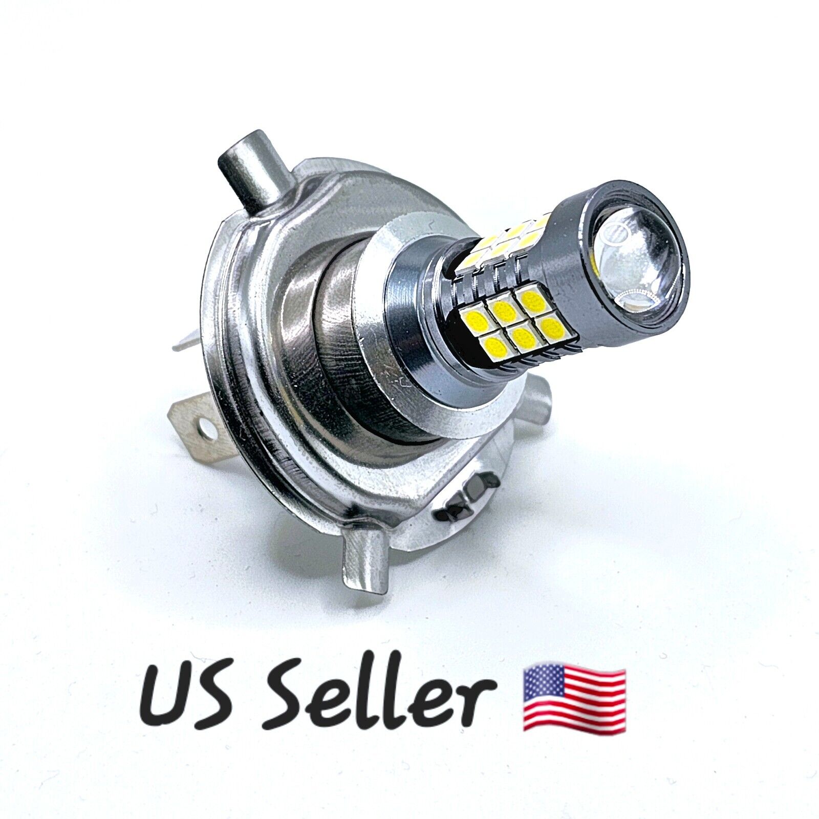 Ultra Bright LED headlight bulb for Suzuki DR350SE 1990-1999 12v 60/55w: USA