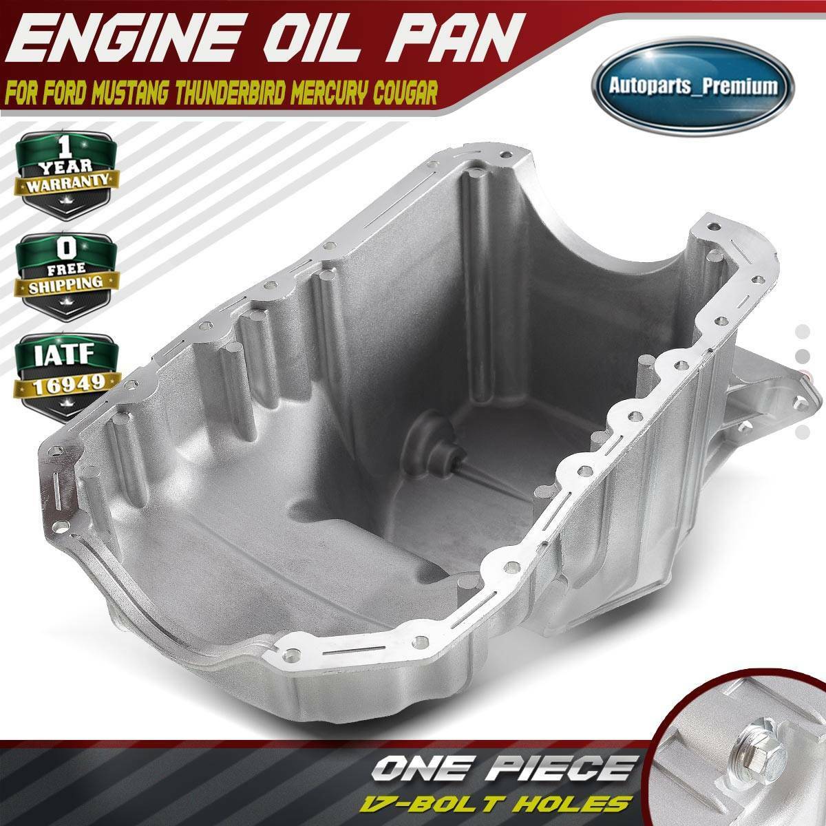 Engine Oil Pan For Ford Mustang 1994-2004 Thunderbird 1990-1997 3.8L V6 GAS