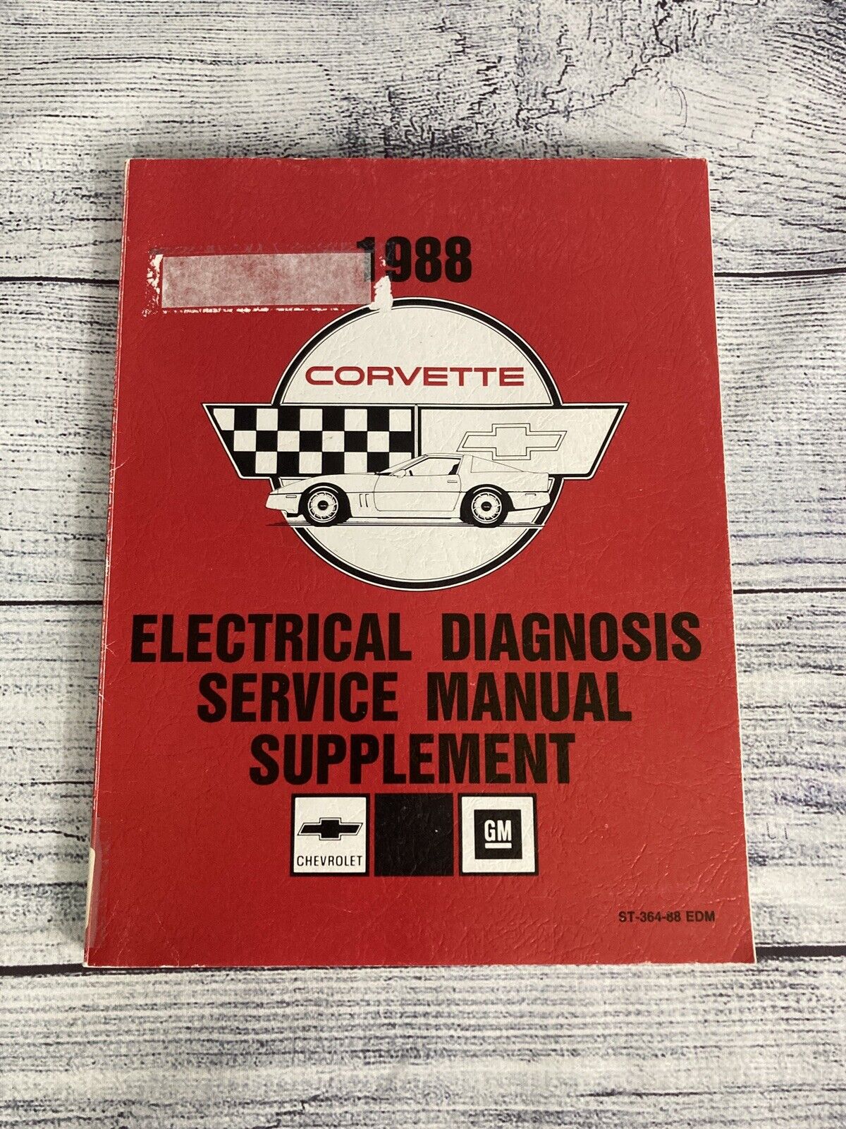 1988 Corvette Electrical Diagnosis Service Manual Supplement - Original Car