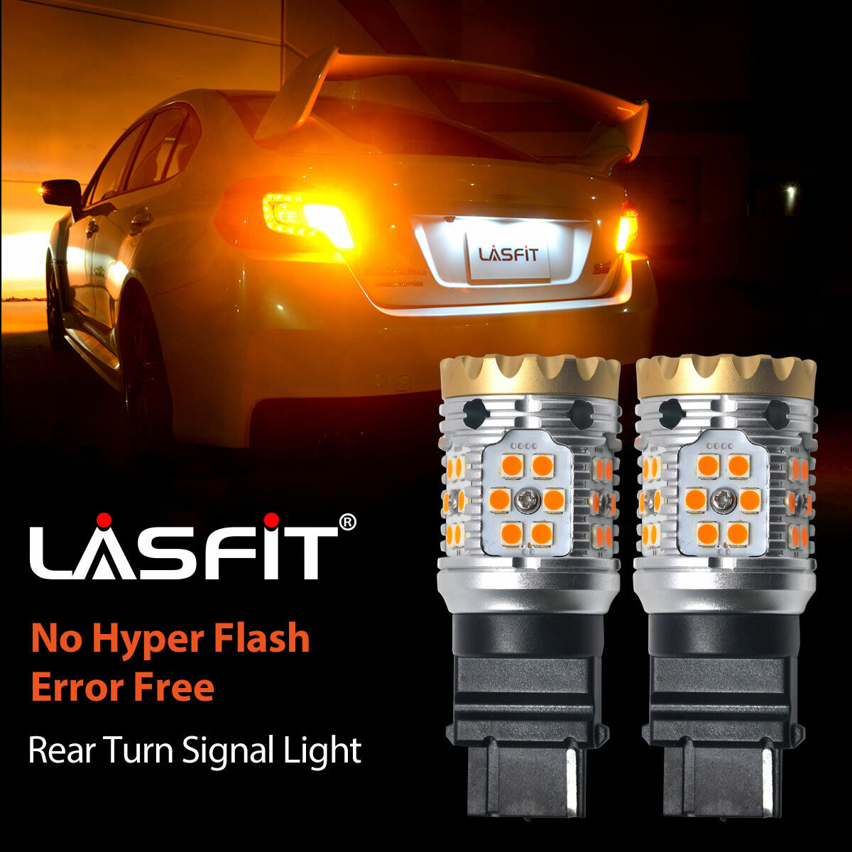 Lasfit 3156 LED Rear Turn Signal Light Bulbs Canbus for Nissan Altima 1998-2015