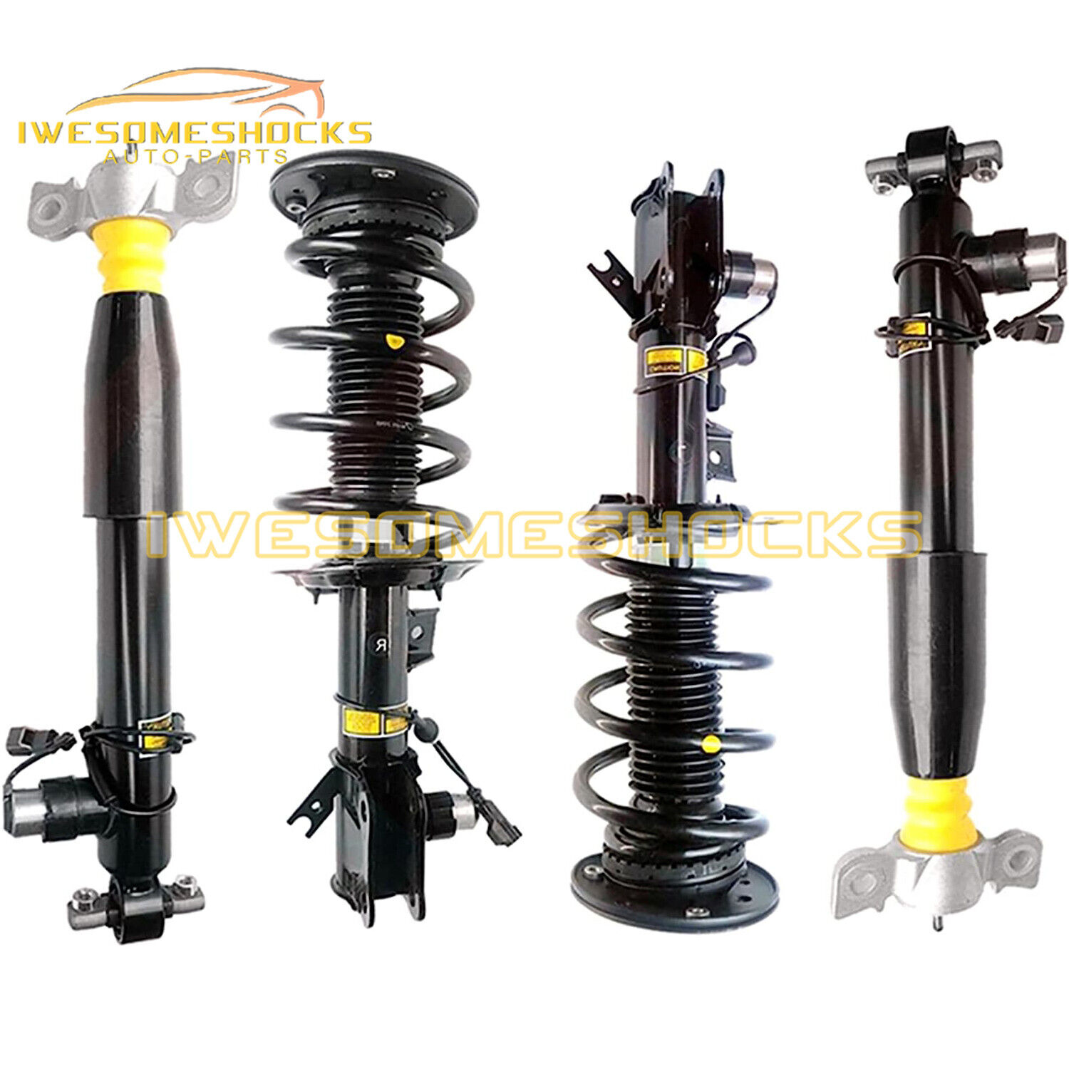 4x Front & Rear Shock Absorber Struts Assys For Lincoln MKZ 2013-2020 Electric