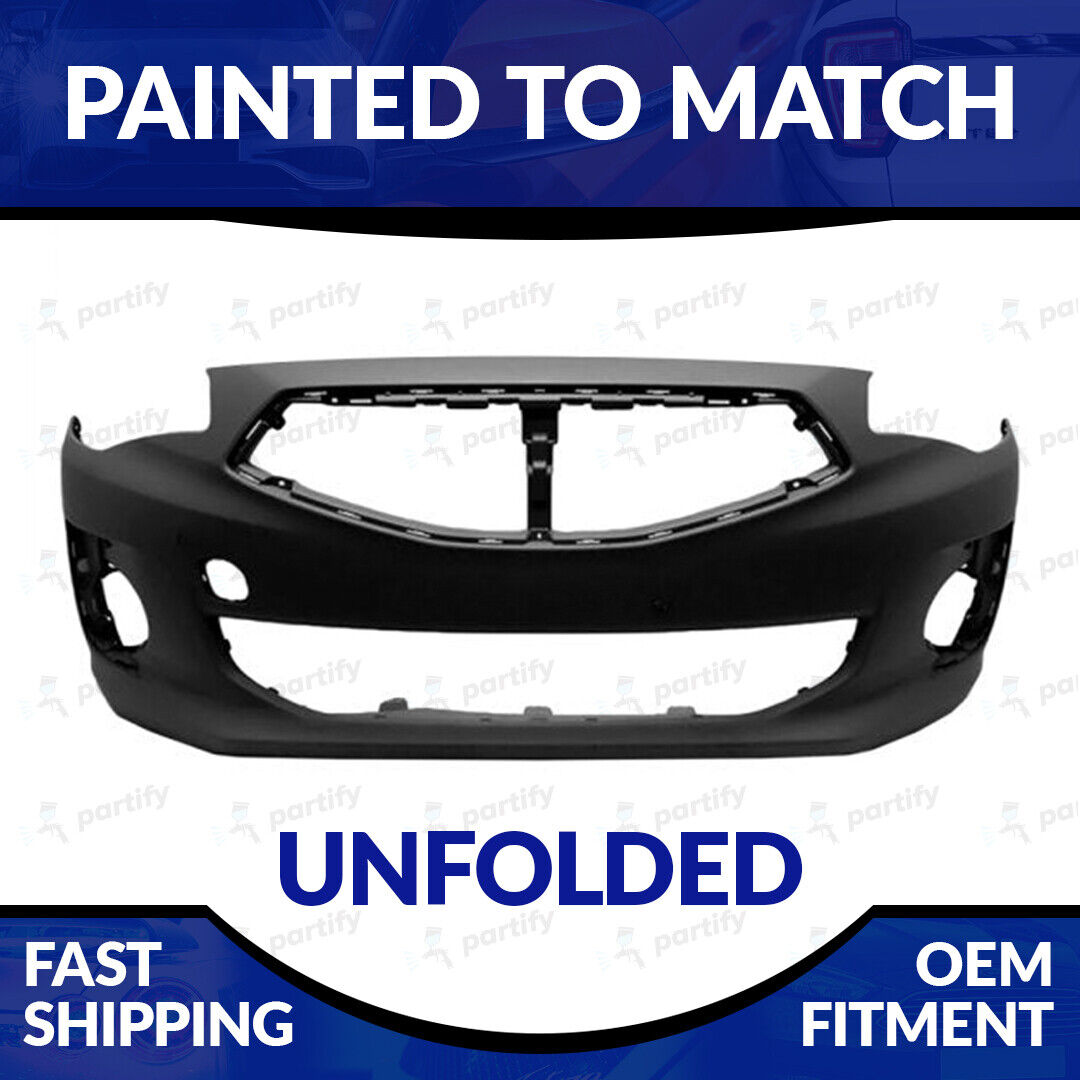 NEW Painted To Match 2017-2020 Mitsubishi Mirage G4 Sedan Unfolded Front Bumper