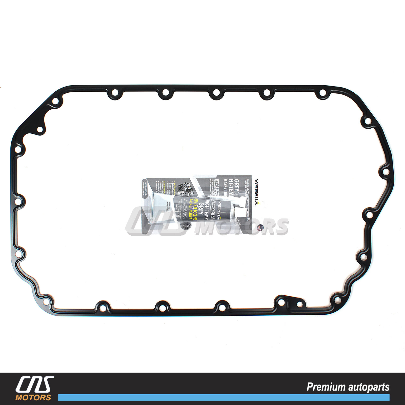 Metal Oil Pan Gasket & Silicone for 98-05 Audi A4 A6 AllRoad Cabriolet S4 Passat