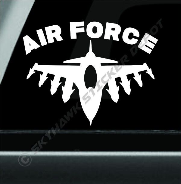 United States Air Force Sticker Decal F-16 Fighting Falcon Sticker Macbook Air