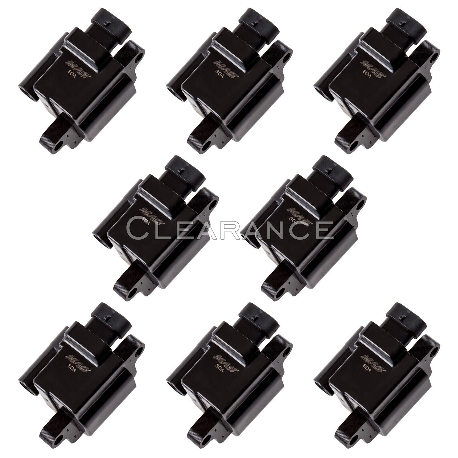 8 High Performance Square Ignition Coils For Chevy GMC 4.8L 5.3L 6.0L 8.1L UF271