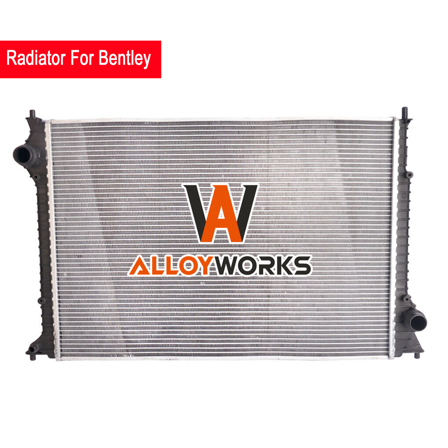 2 Row Coolant Radiator For 2004-2011 Bentley Continental GT GTC Flying Spur