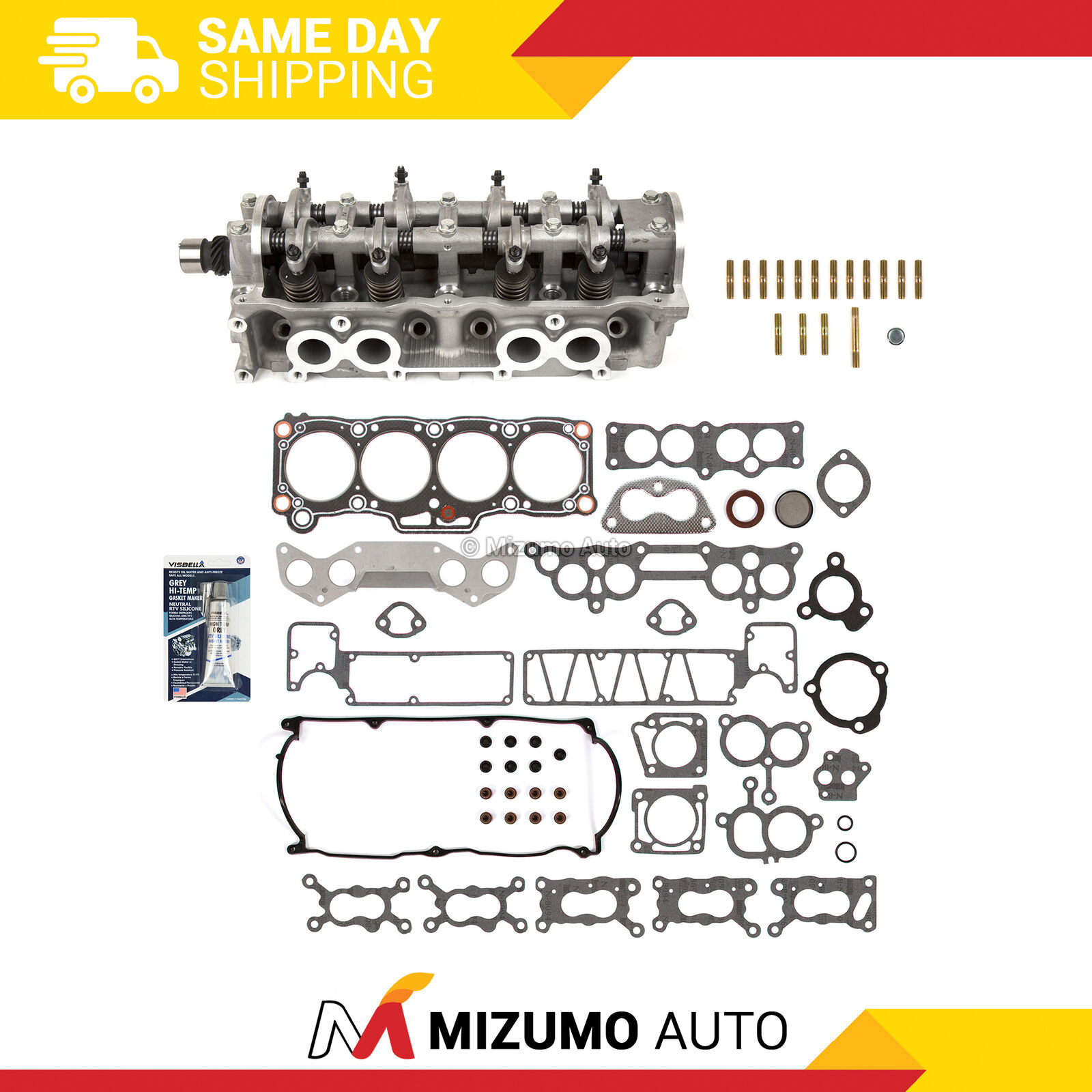 Complete Cylinder Head Mechanical Type Head Gasket Set Fit Mazda 2.0 2.2 SOHC