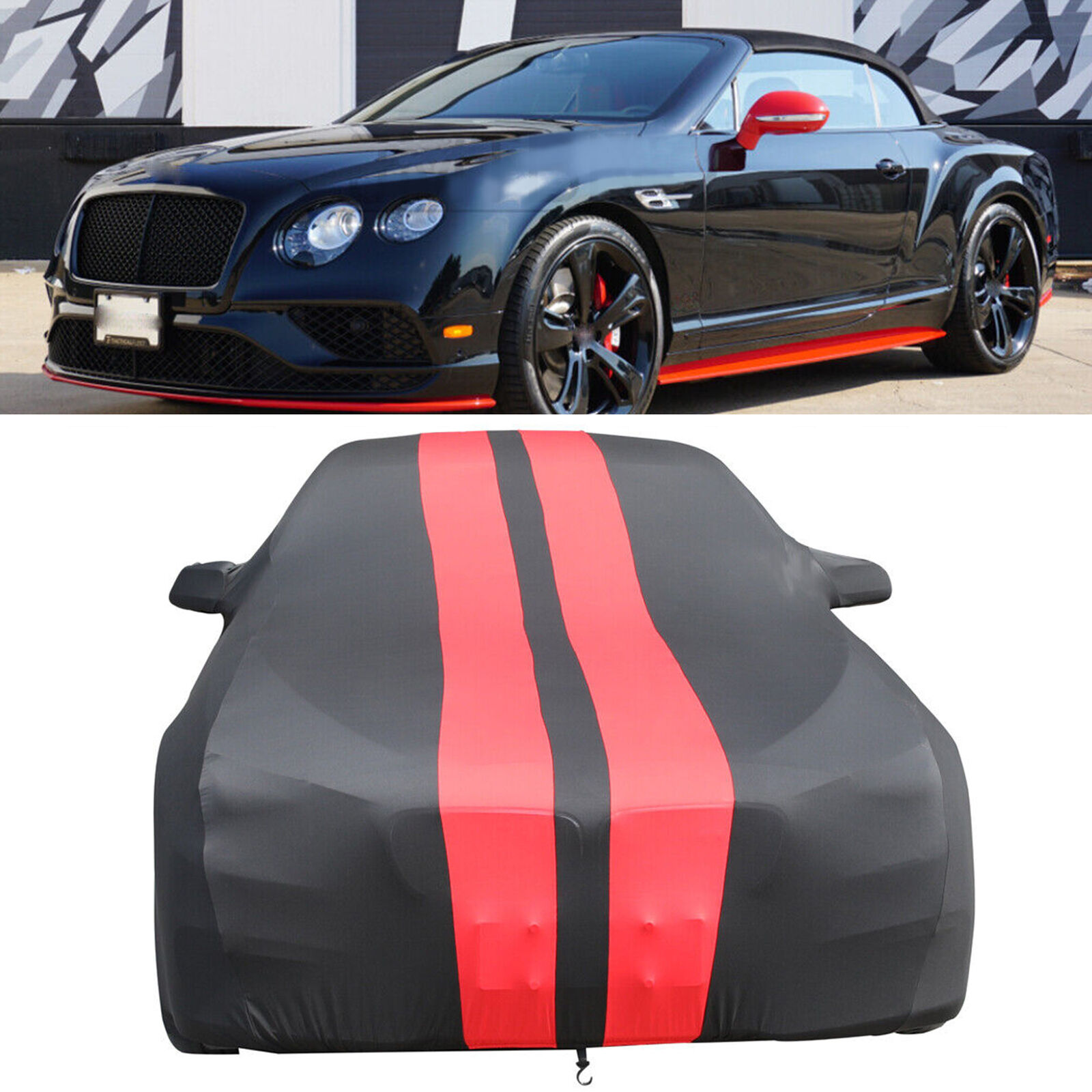 For Ford Mustang Mach Satin Soft Stretch Indoor Car Cover Scratch Dust Proof