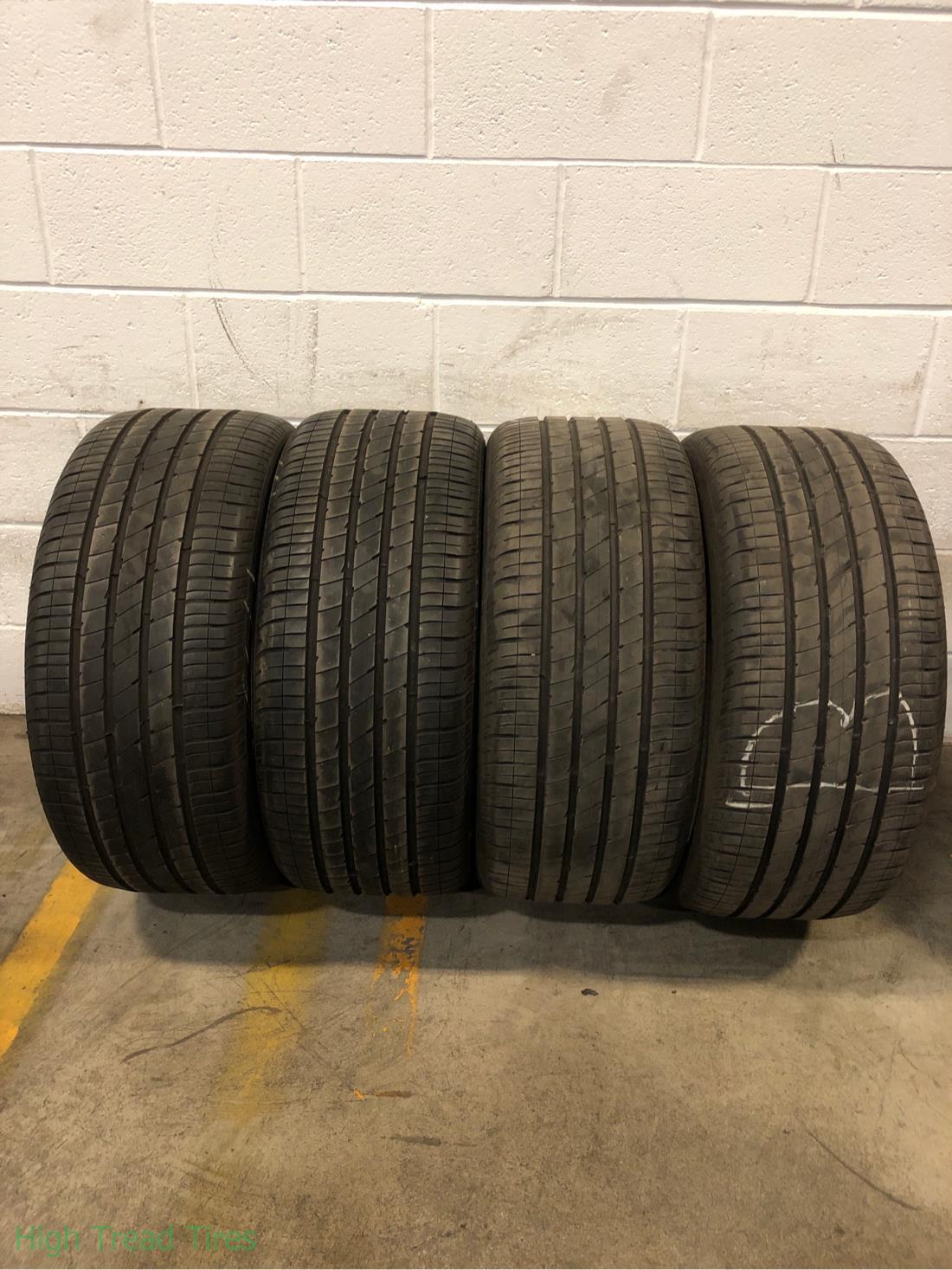 4x P255/40R20 Goodyear Eagle F1 Asymmetric 5 TO 8/32 Used Tires