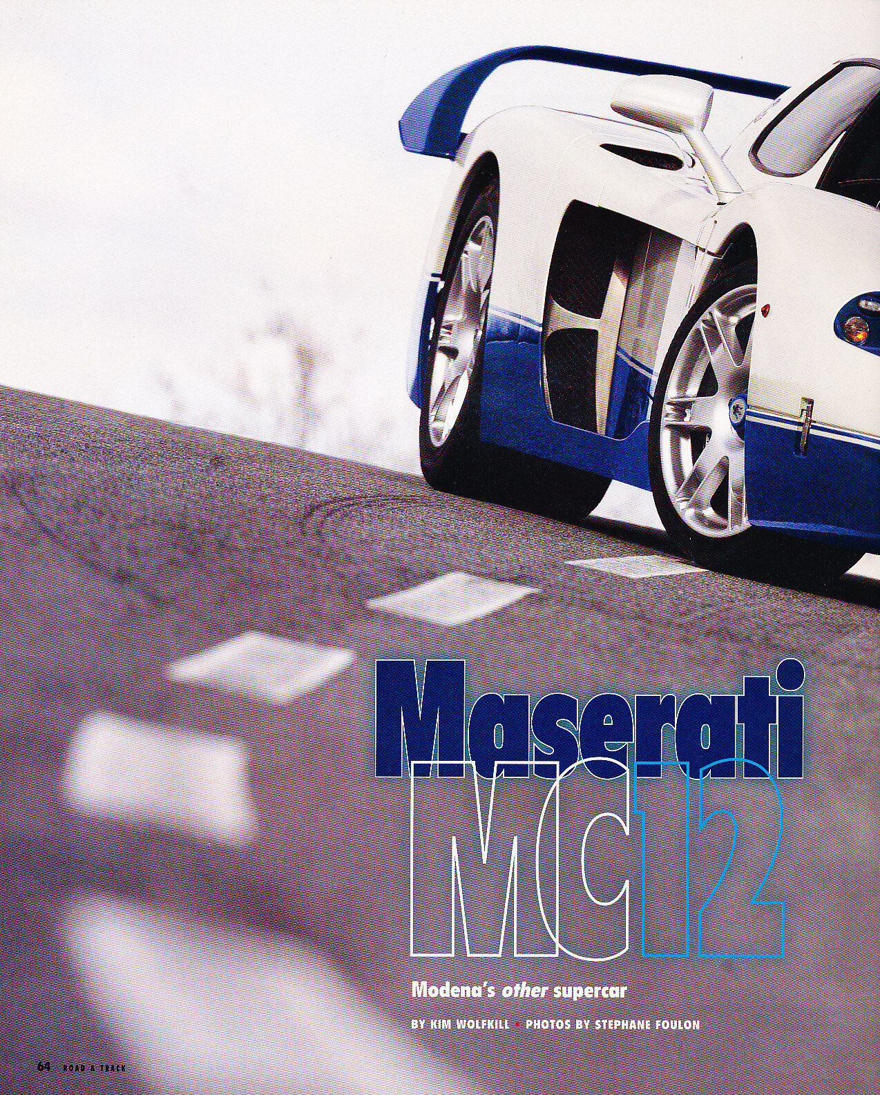 2005 Maserati MC12 Original Car Review Print Article J345