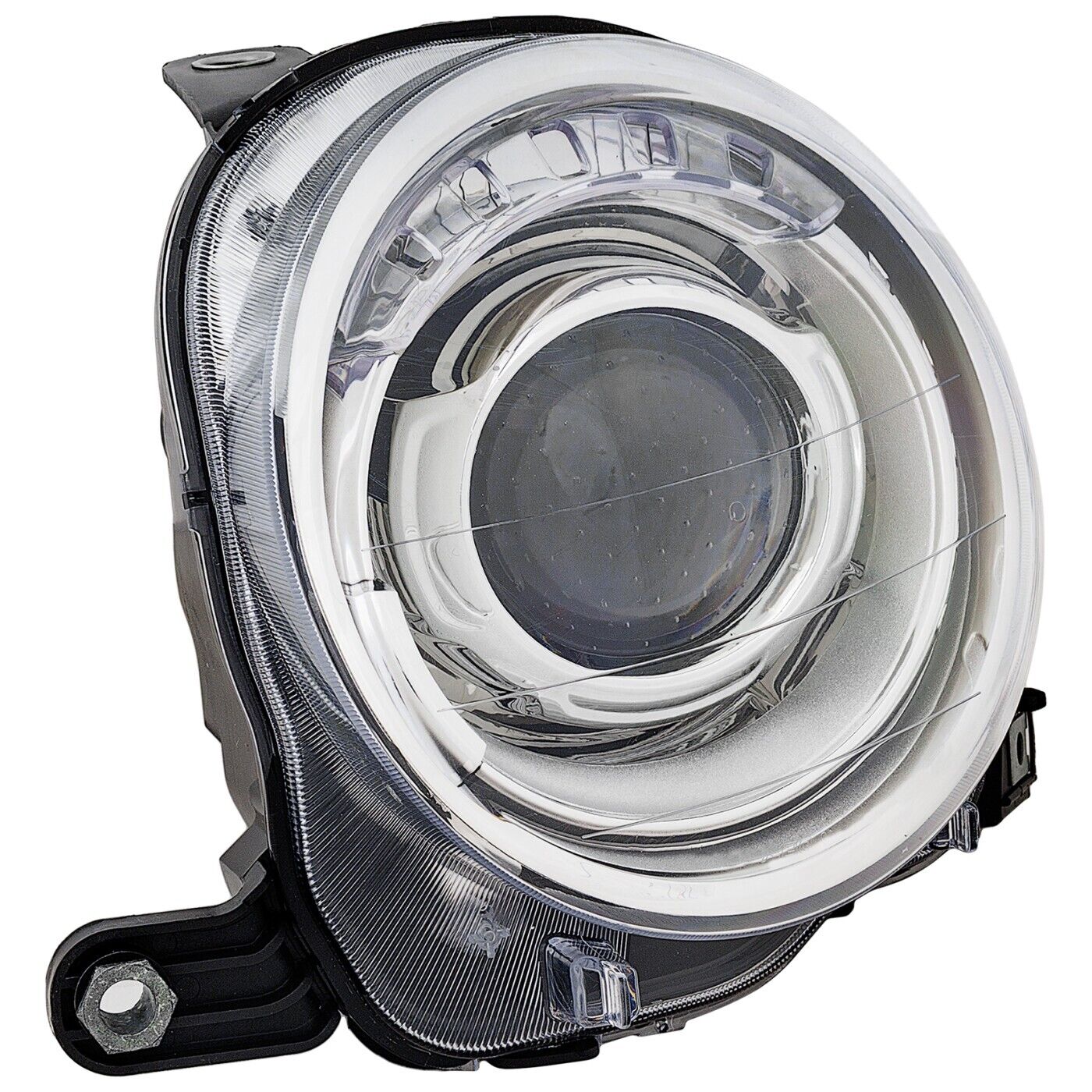 Headlight For 2012-2015 2016 2017 2018 Fiat 500 Hatchback Left With Bulb