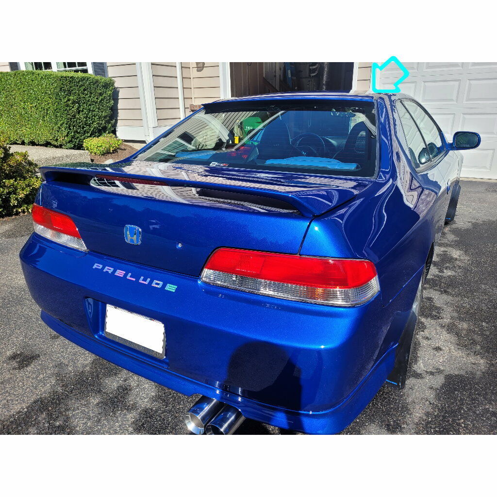 Stock 229V Rear Window Roof Spoiler Wing Fits 1997~2001 Honda Prelude 5th Coupe