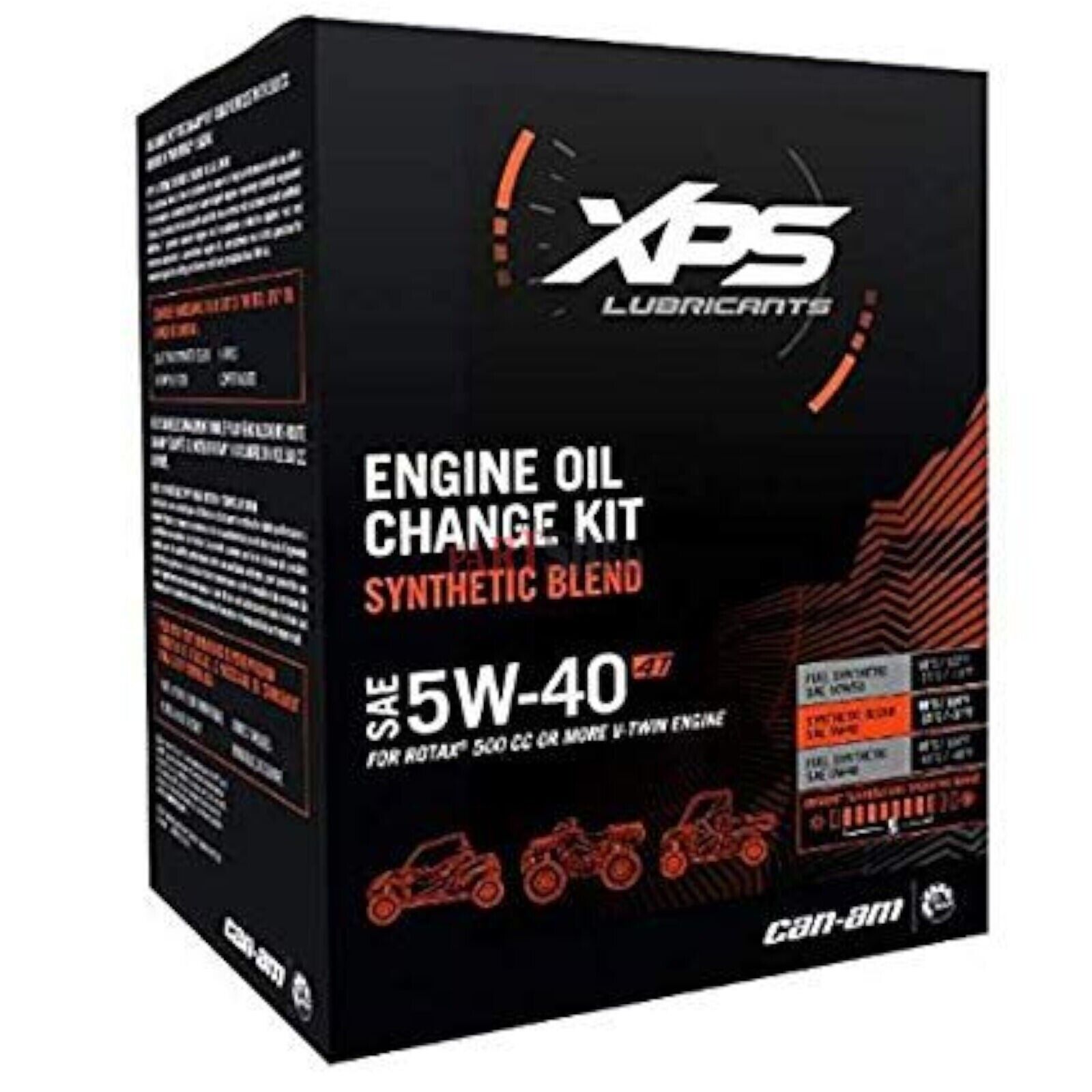Can-Am 500cc or More ATV/SxS/UTV 5W40 V-Twin Oil Change Kit - 9779258