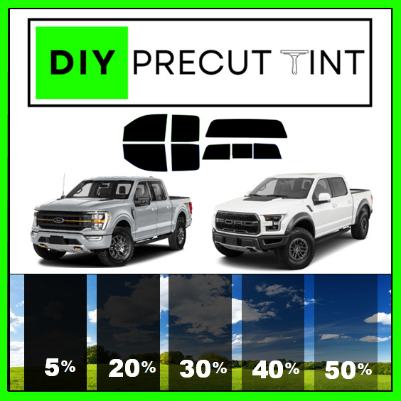 DIY PreCut Premium Ceramic Window Tint Fits ANY FORD F-150 2000-2023 ALL Windows