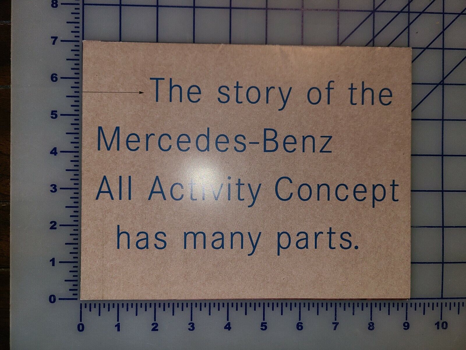 1995 1996 Mercedes Benz AAV Concept Brochure Folder