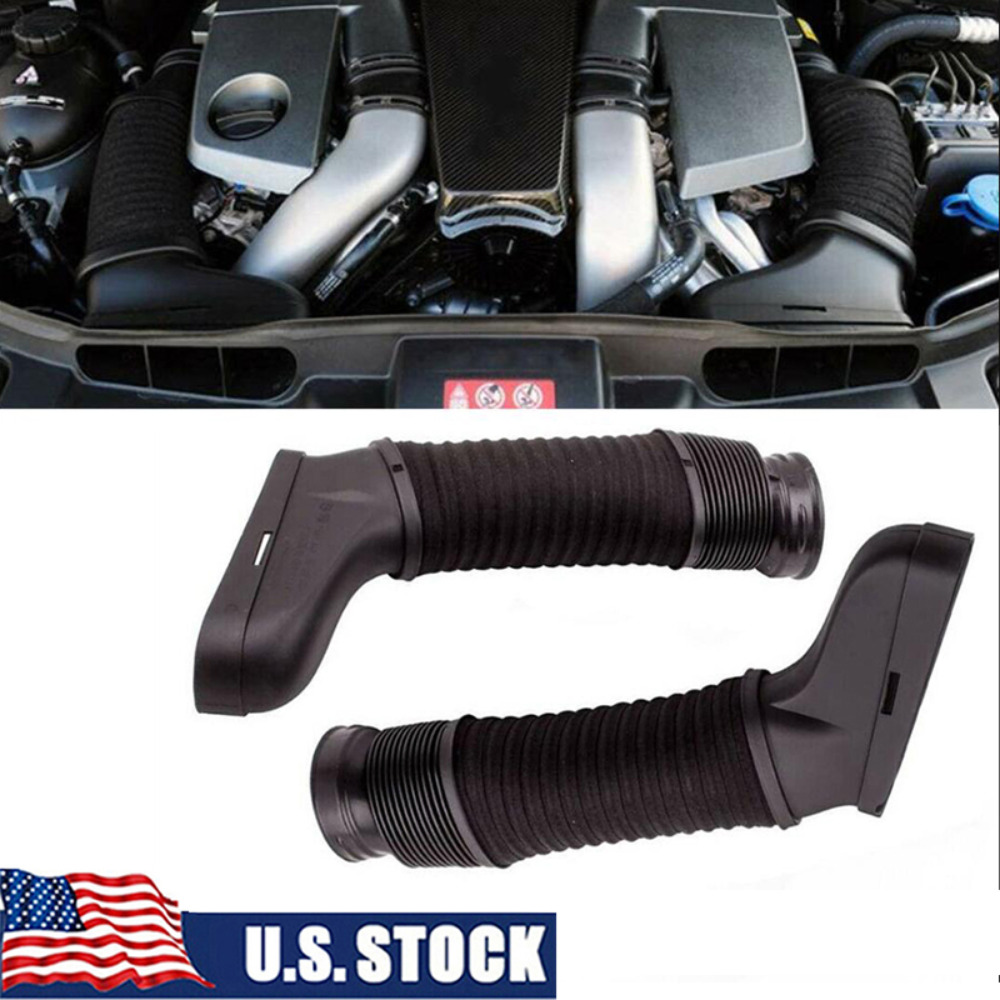Left & Right Air Intake Inlet Duct Hose For 2013-2014 Mercedes Benz GL550 GL450