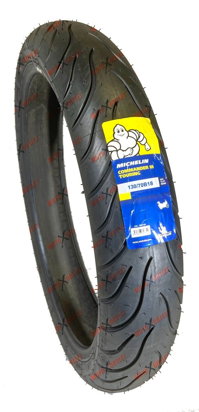 Michelin Commander III 130/70B18 Front Tire Motorcycle Touring  130 70 18  3