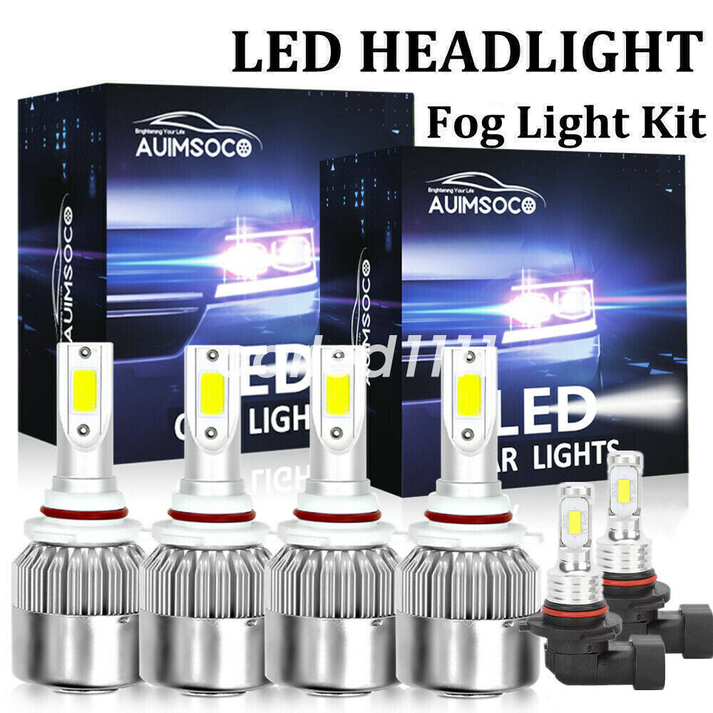 For Ford Expedition 03-06 Explorer 04-05 9005+9006+9145 LED Headlight Fog Lights