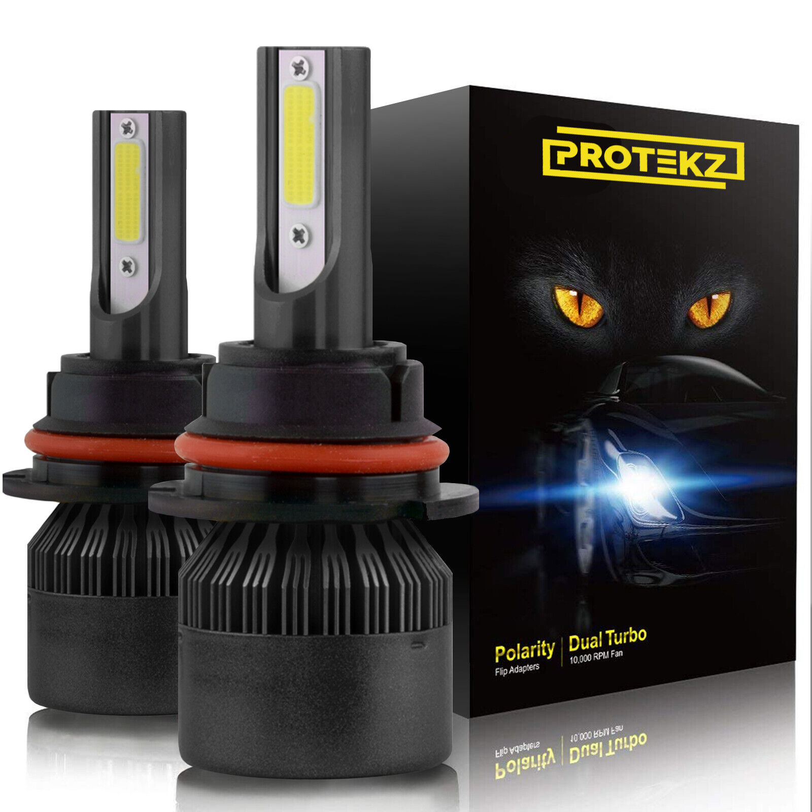 Protekz LED Headlight Kit High 9005 6000K 1200W for 2005-2022 Jeep GRAND CHEROKE
