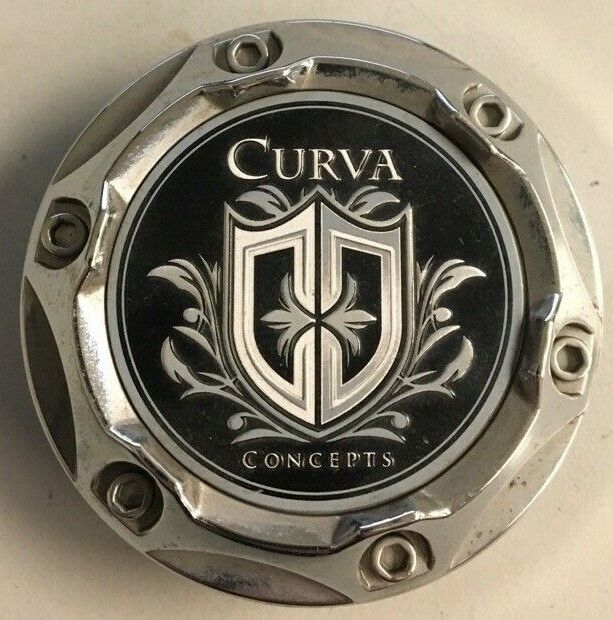 CURVA CONCEPTS CENTER HUB CAP CHROME 131K59-C  59MM