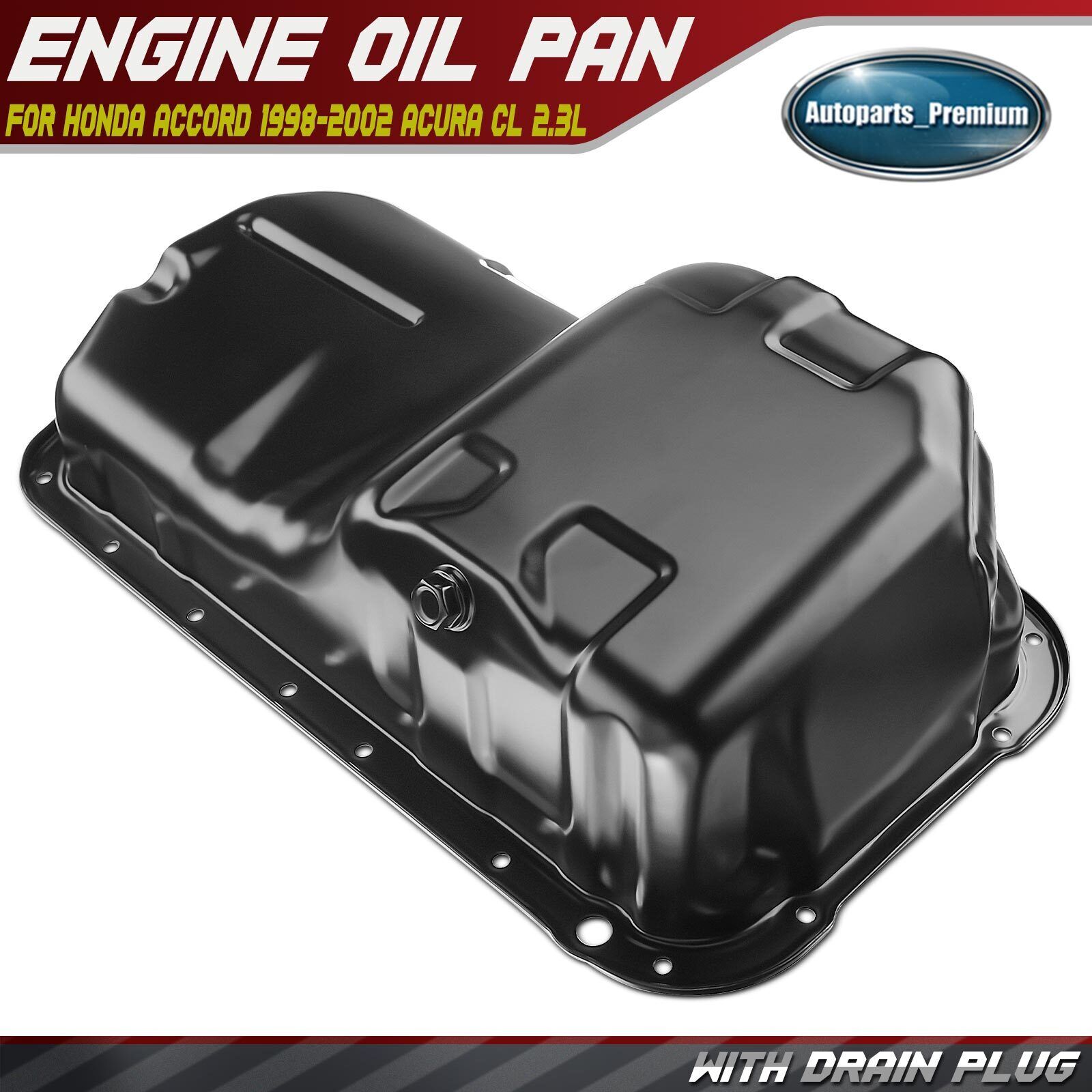 Engine Oil Pan for Honda Accord 1998-2002 Odyssey 1998 Acura CL 1998-1999 2.3L