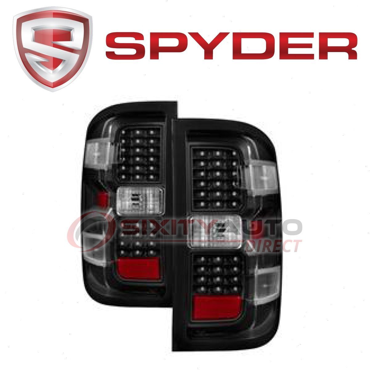 SPYDER Auto Tail Light Set for 2015-2018 Chevrolet Silverado 3500 HD - df