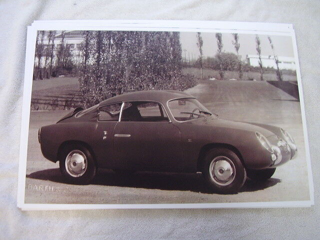1958 FIAT ABARTH ZAGATO DOUBLE BUBBLE 11 X 17  PHOTO PICTURE 