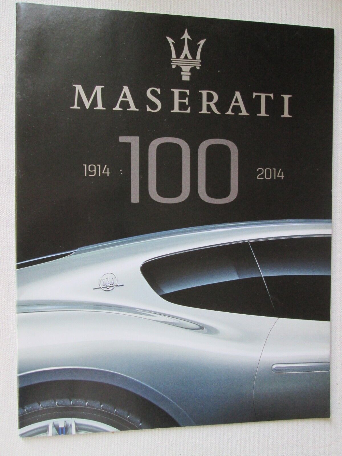 1914-2014 MASERATI 100  Years Sales Brochure Booklet