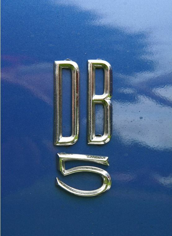 Aston Martin DB5 & DB6 \'B\' Badge - Rear - Chrome