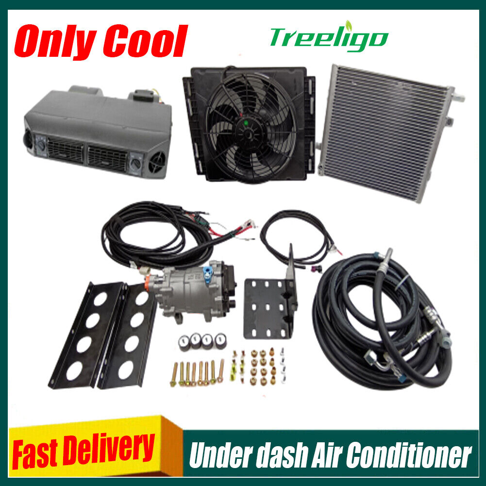 12V Universal Underdash Electric Air Conditioning A/C Auto Car Only Cooling