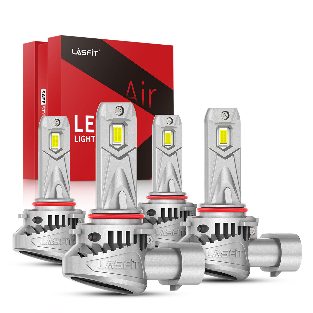 Lasfit 9005 9006 LED Headlight Bulb High Low Beam 120W Super Bright LCair Series