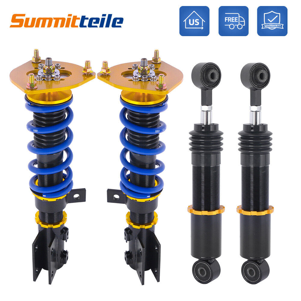 4PCS Coilovers Shock Struts Assembly For 2012-2015 Hyundai Veloster Adj Height