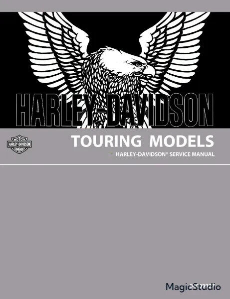 2001-2022 Harley Davidson TOURING Models Service Manual COMB BOUND