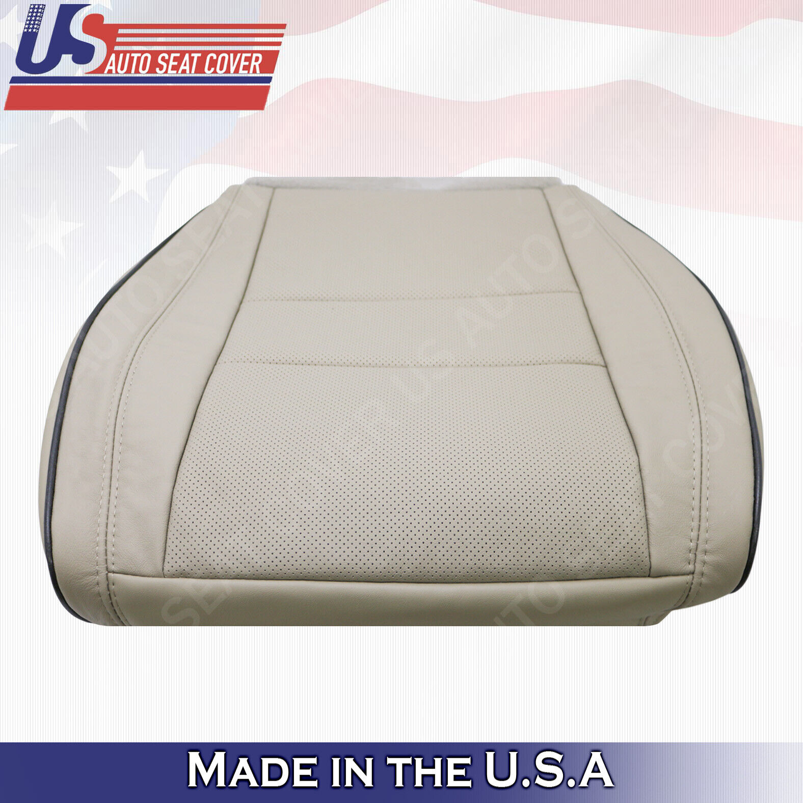 2011 to 2020 For Jeep Grand Cherokee Overland Driver Bottom Leather Cover Tan