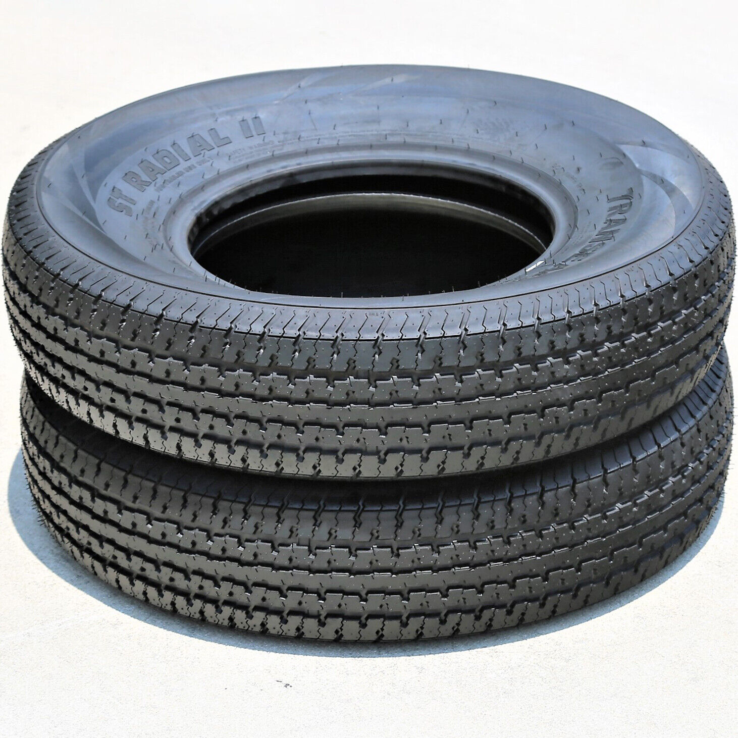 2 Tires Transeagle ST Radial II Steel Belted ST 225/75R15 Load E 10 Ply Trailer