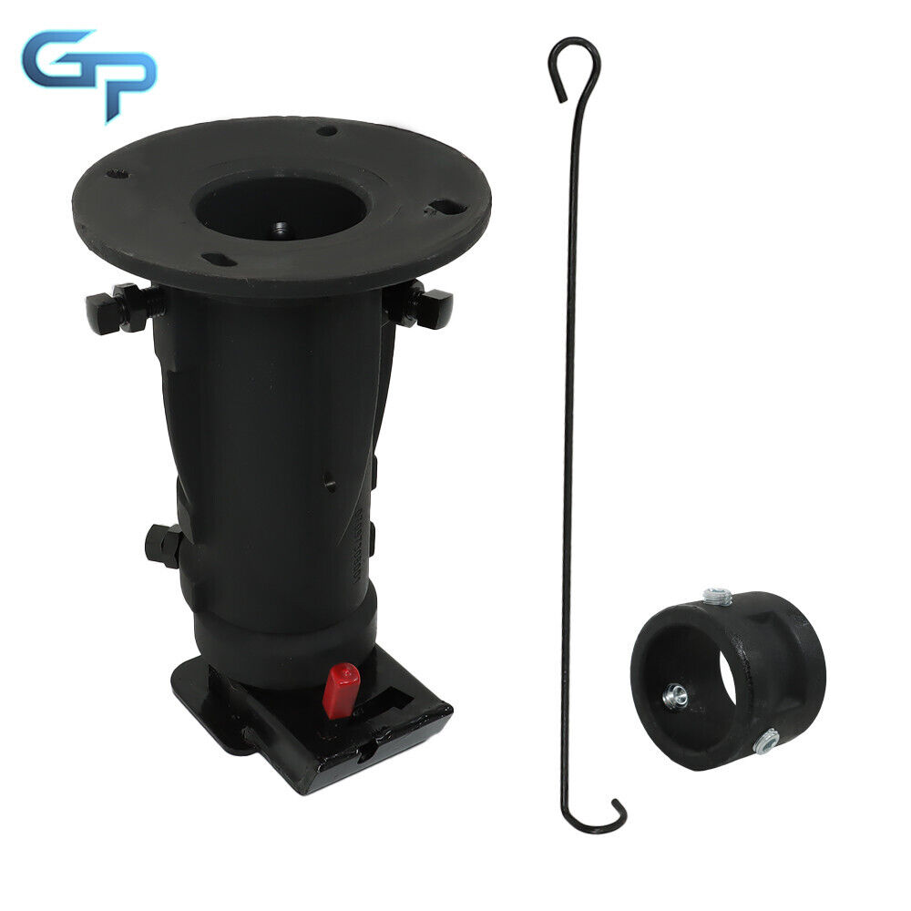 Black For C5G1216 Adjustable Cushioned 5th Wheel to Gooseneck Adapter- 12\