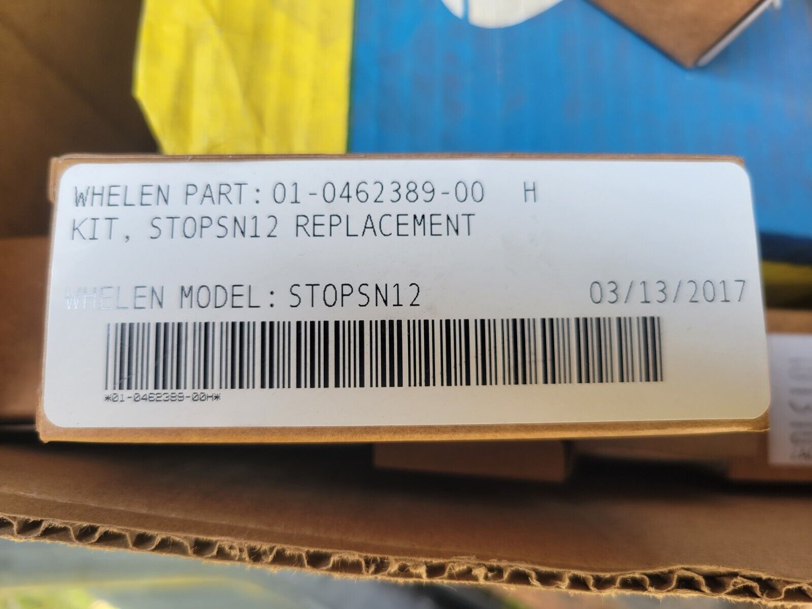 New Genuine Whelen Kit, STOPSN12 Bulb Replacement 01-0462389-00  