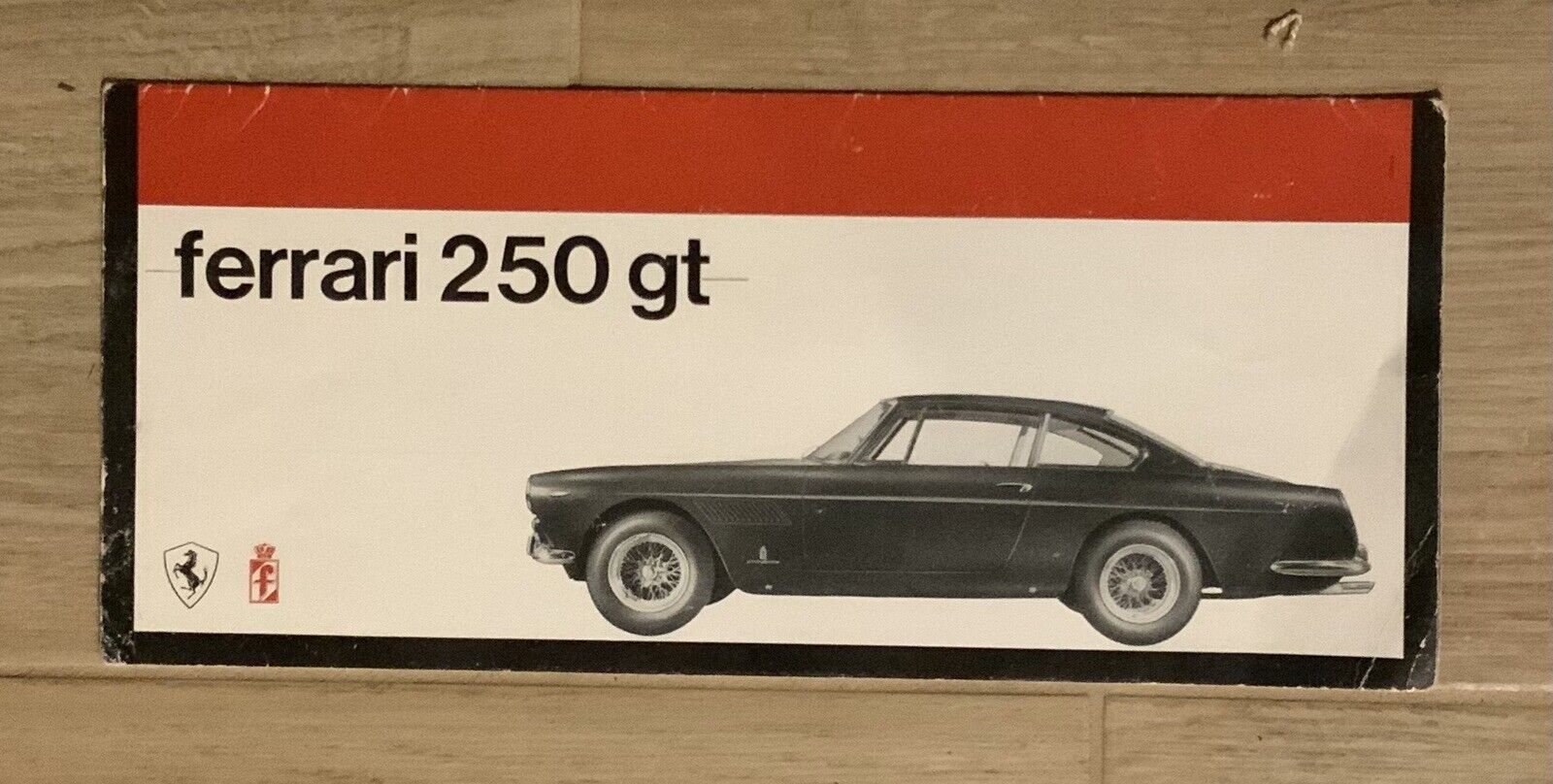 FERRARI 250 GT COUPE PININFARINA 2+2 SERIES SALES BROCHURE & PROSPEKT (1963)