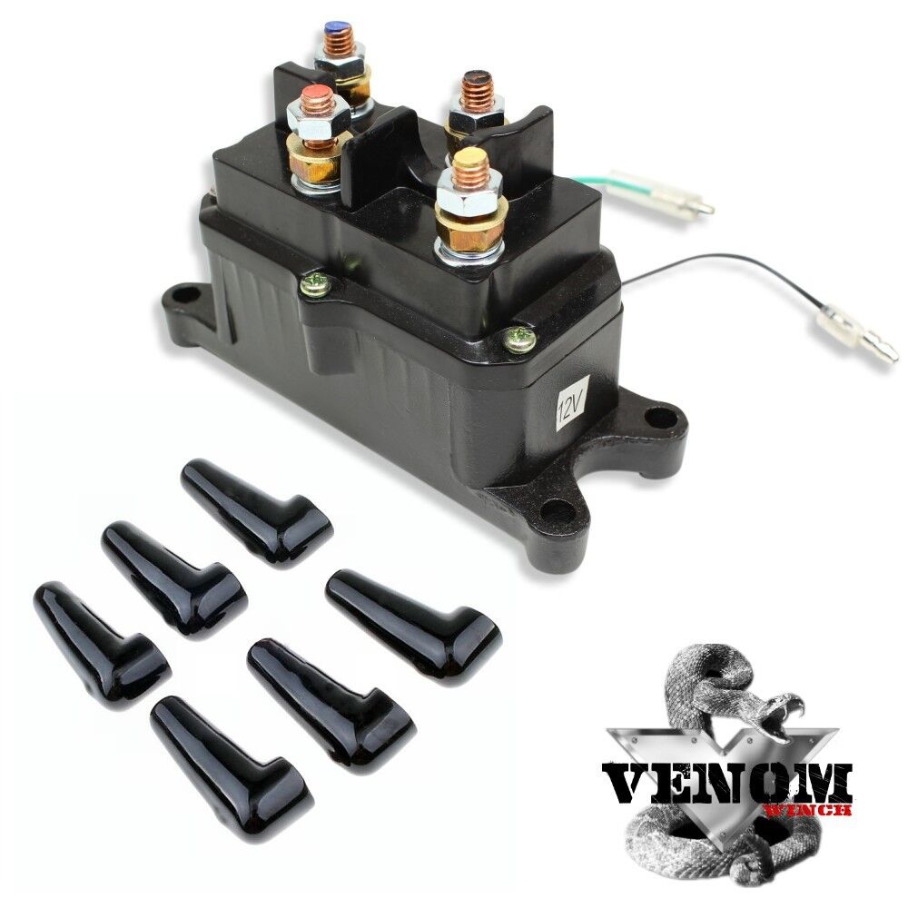 VENOM Replacement 12V ATV UTV Winch Contactor / Solenoid 1500-4000lb Winches