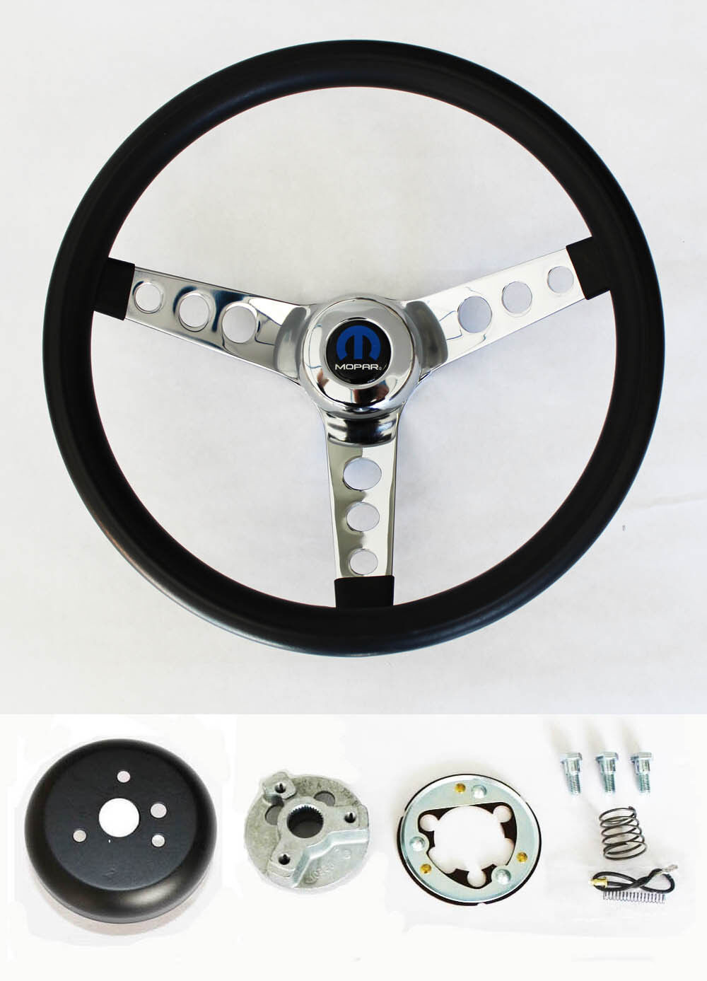 New 1967 Charger Dart Coronet Grant Black Steering Wheel 13.5\