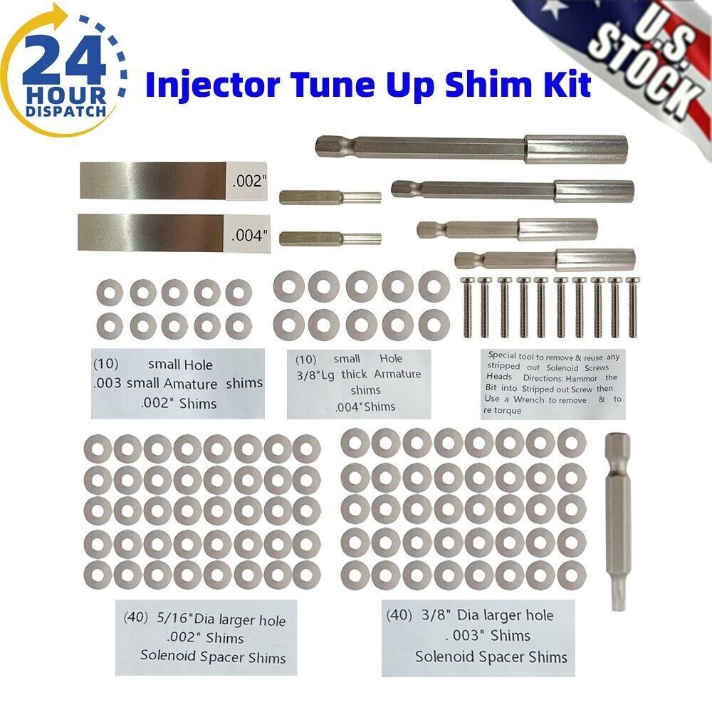 Injector tune up shim Kit For 7.3L Powerstroke 94-03 W/Special Tools to install