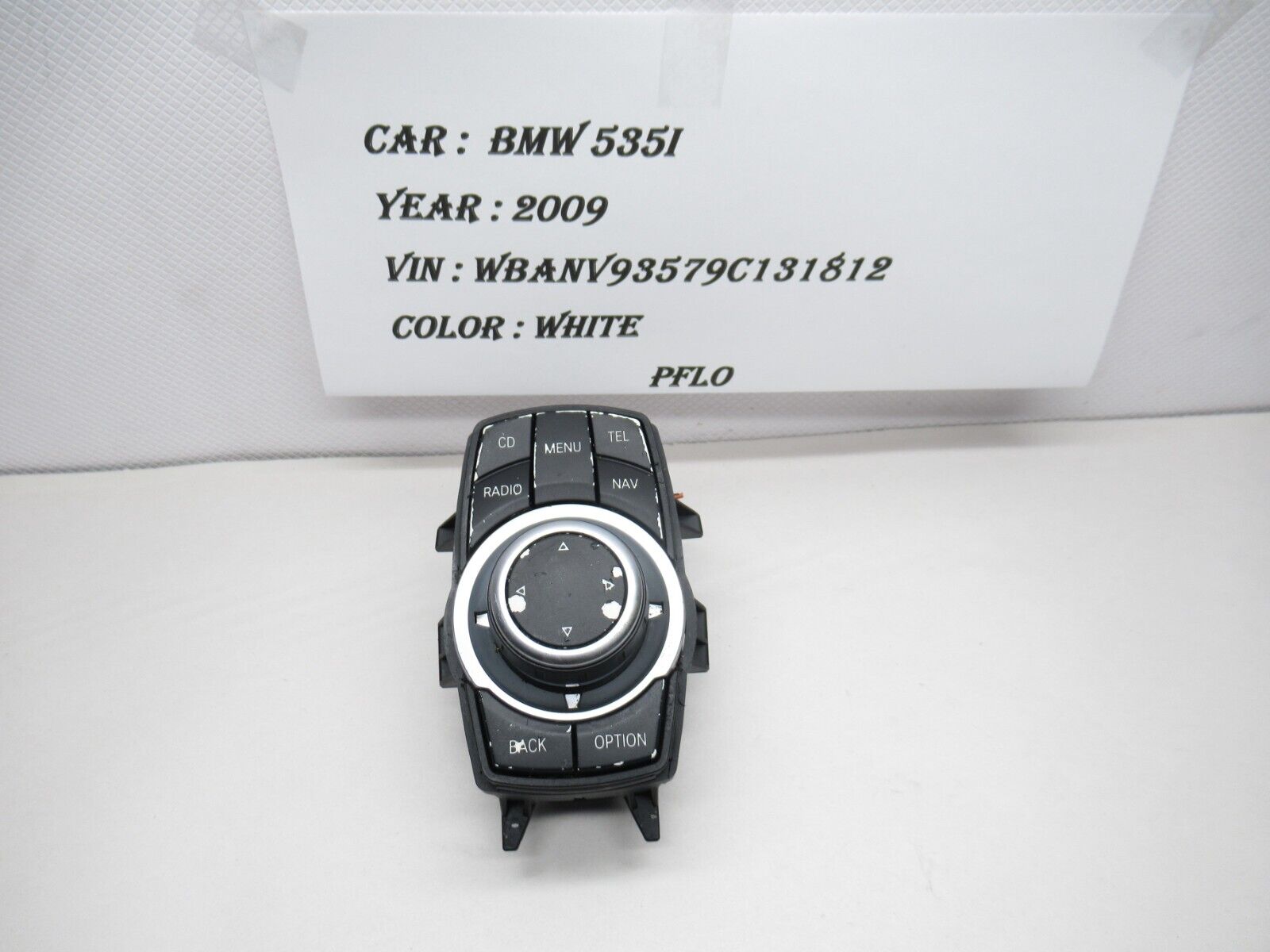 08-10 BMW 535I iDRIVE CIC Switch Controller Joystick Knob 9189048-02 OEM