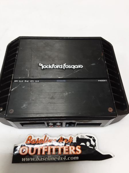 Rockford Fosgate Punch Amplifier P400X1 4 Watt Amp 48034